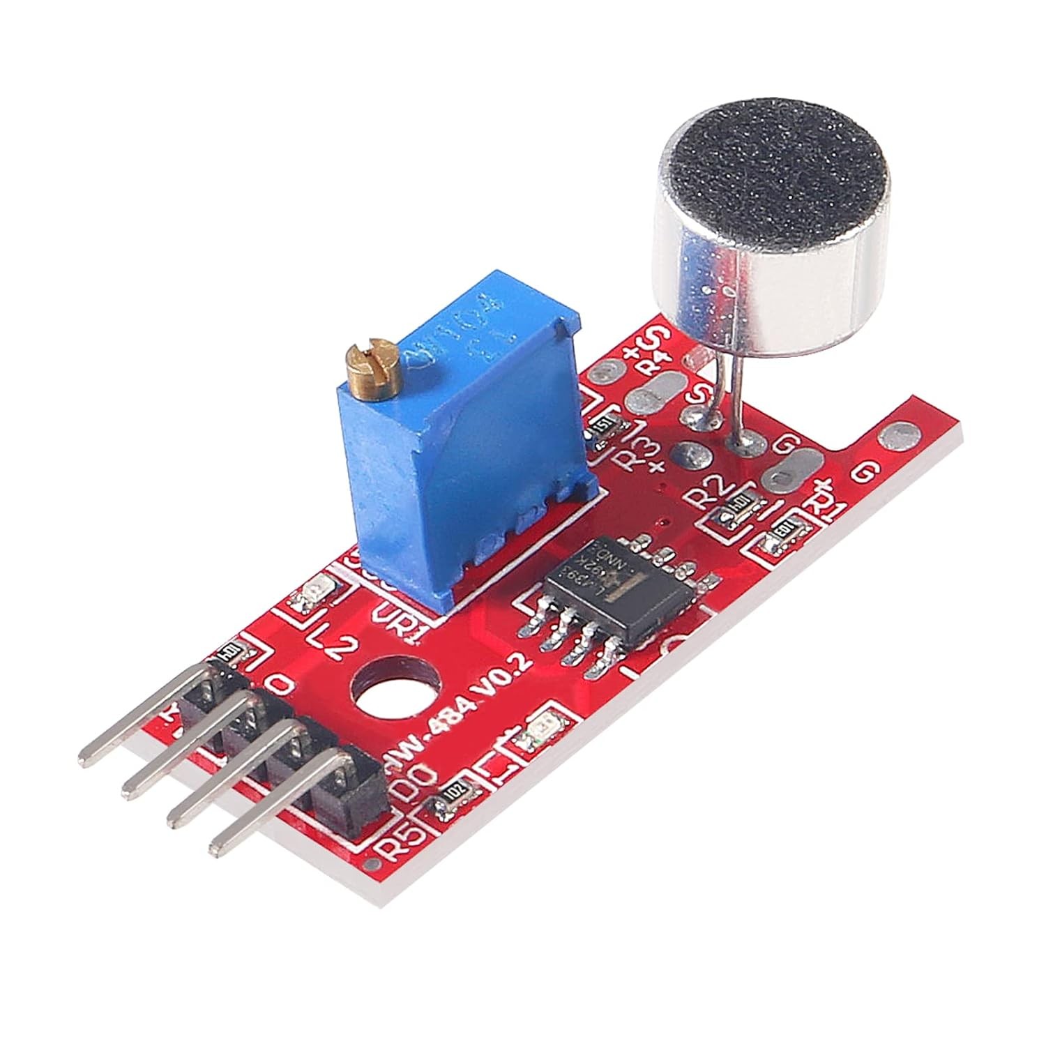 8pcs Microphone Sound Sensor KY-037 High Sensitivity Voice Detection...