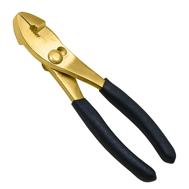 Wedo Brass Slip Joint Pliers 6 Adjustable Combination Pliers Non-Slip Handlefor