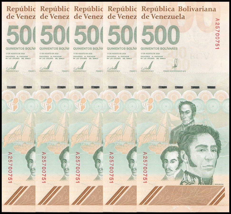 VENEZUELA 500 DIGITALES banknotes 5 2023  2.5 BILLION bolivars USA SELLER