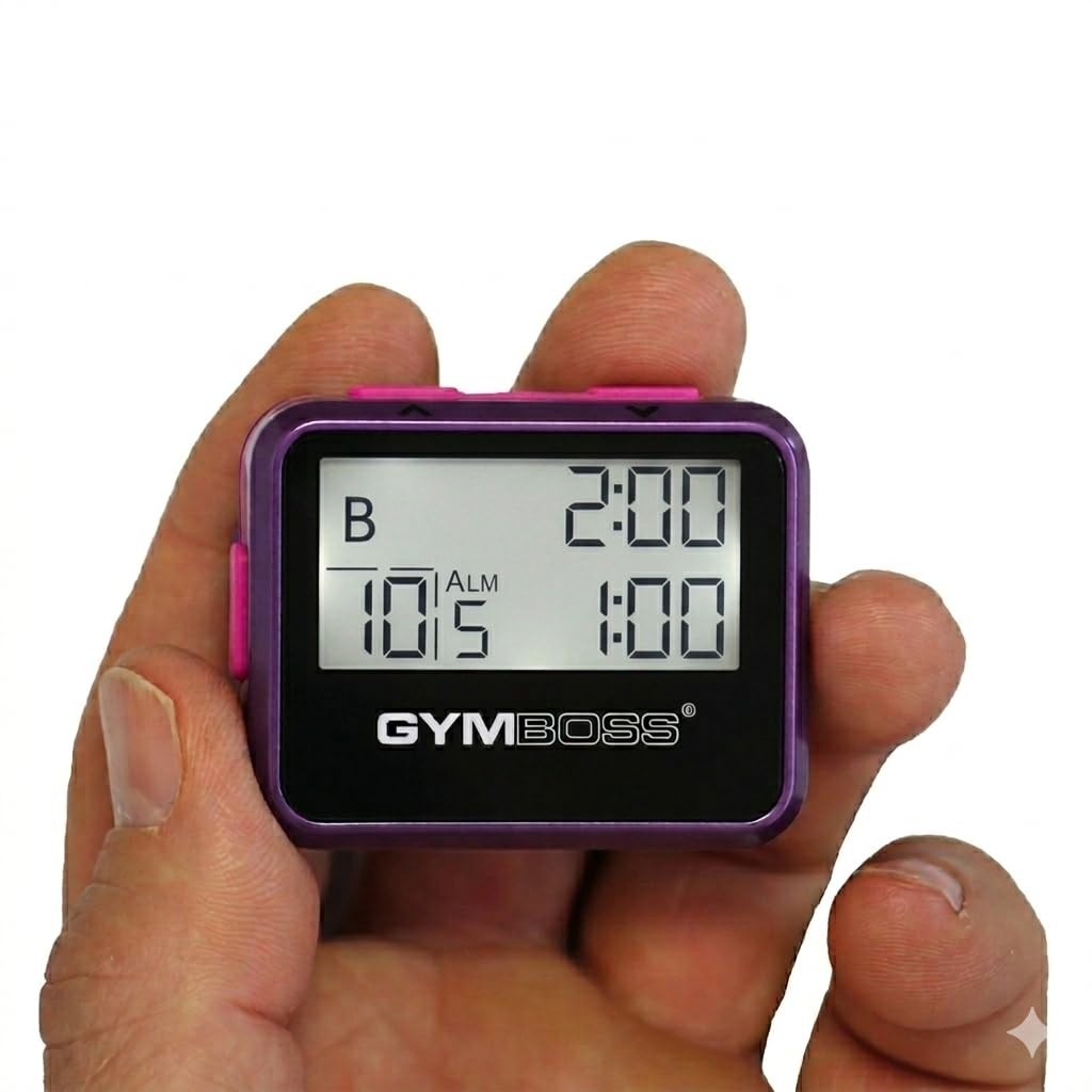 Interval Timer and Stopwatch - Violet/Pink Metallic Gloss