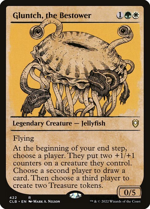 Showcase GLUNTCH, THE BESTOWER mtg NM-M Commander Baldurs Gate Rare