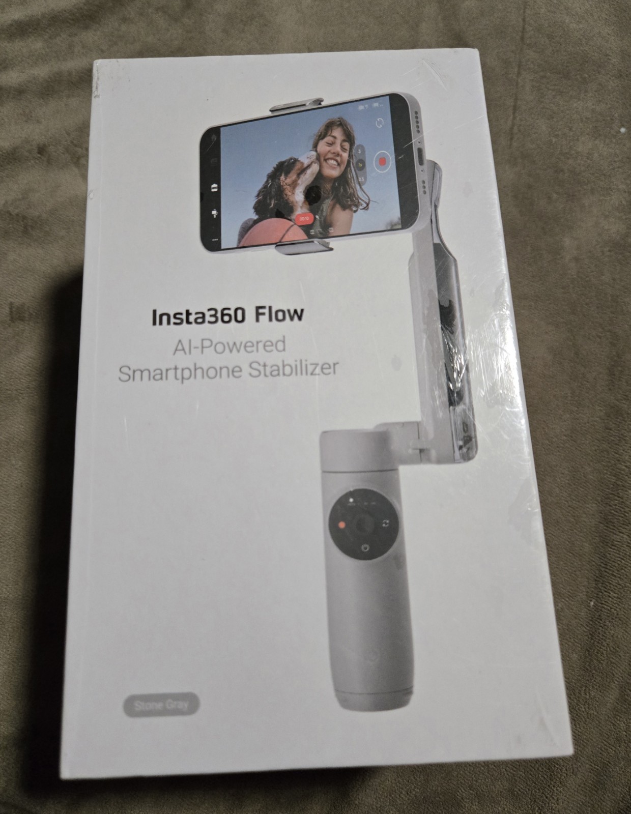 New & sealed Insta360 Flow AI-Powered Smartphone Stabilizer Stone Gray
