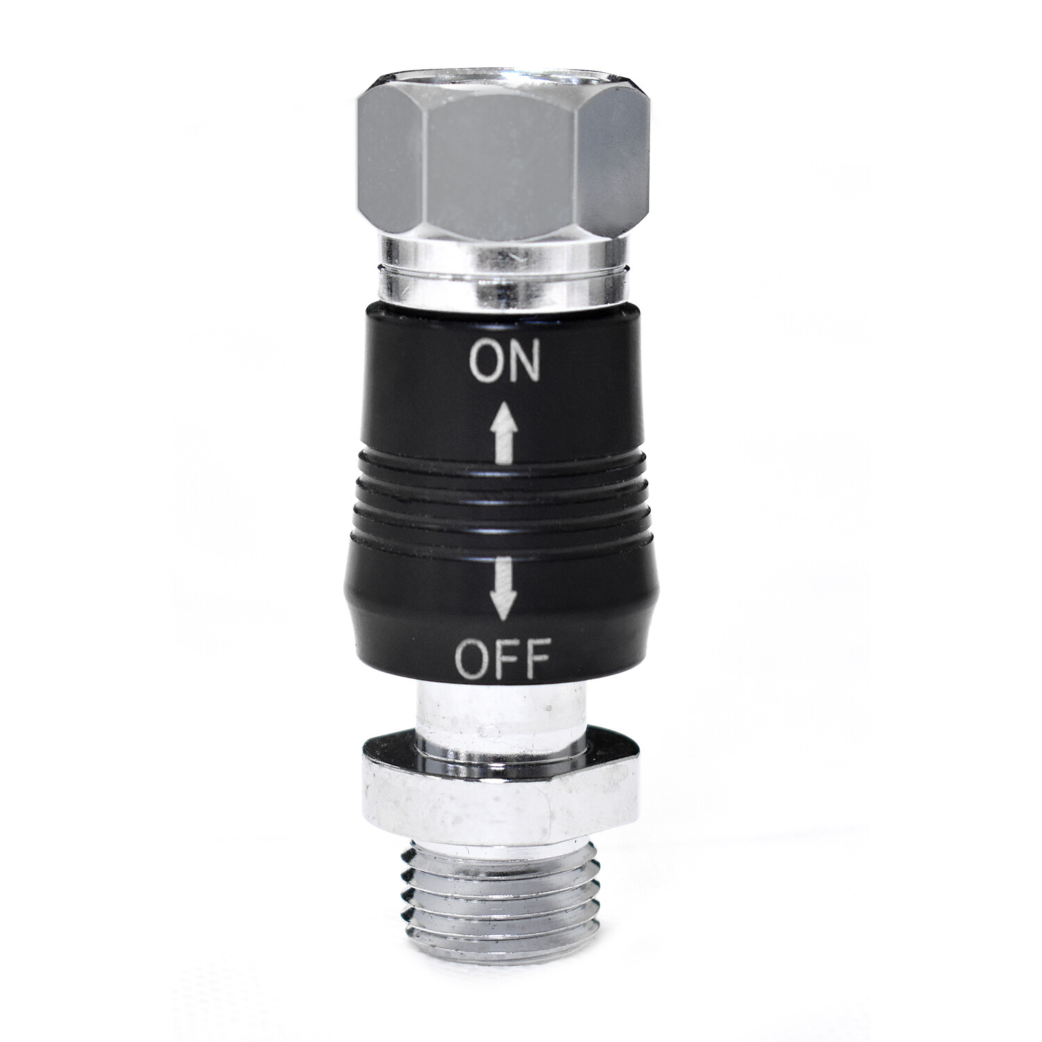 Scuba Choice 9/16″ Male-to-Female On/Off Valve Adapter (2nd Stage)