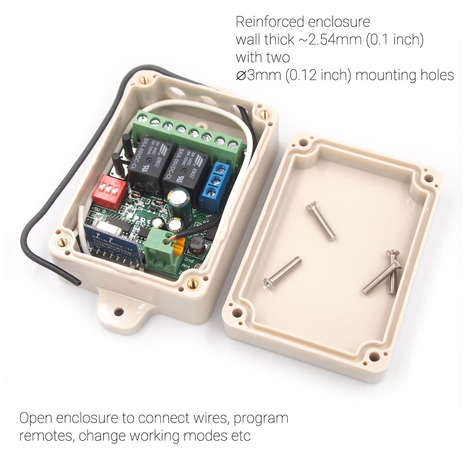 Solidremote 12V - 24V Secure Wireless Rf Remote Control Relay Switch Univers...