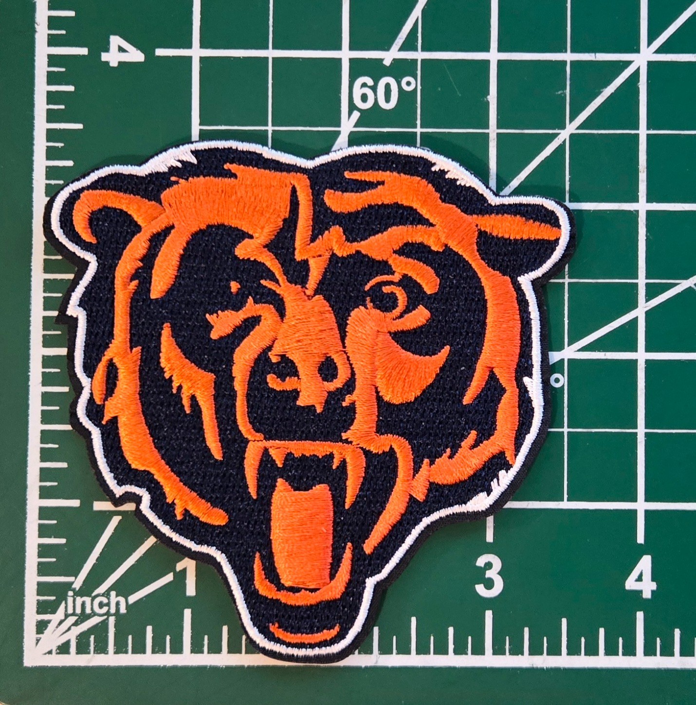 Chicago Bears 3.5" Bear Iron/Sew On Embroidered Patch ~ Free Tracking!
