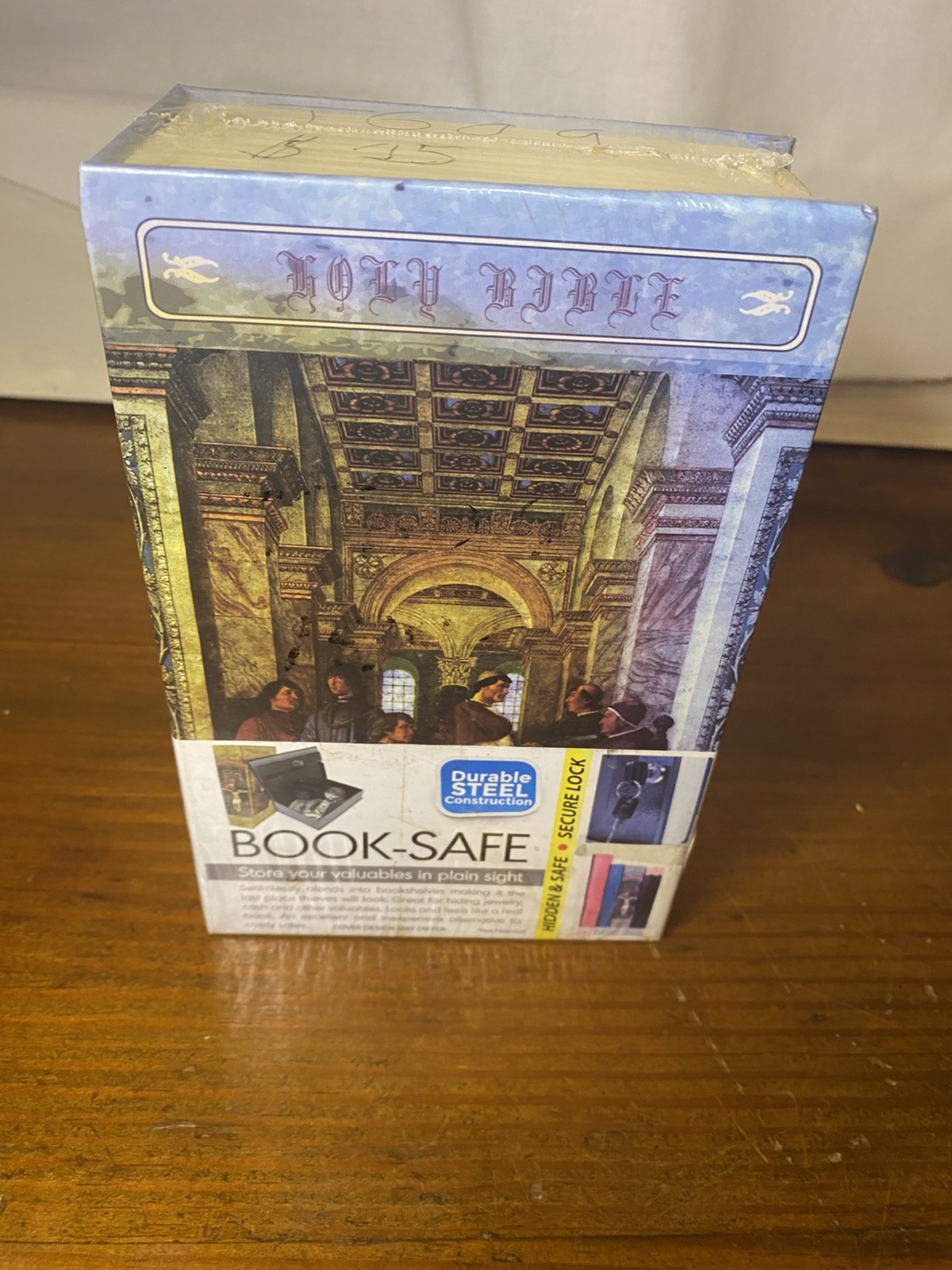 Holy Bible Booksafe Book Safe Secure Lock Hidden Safe Cash Box Durable Steel
