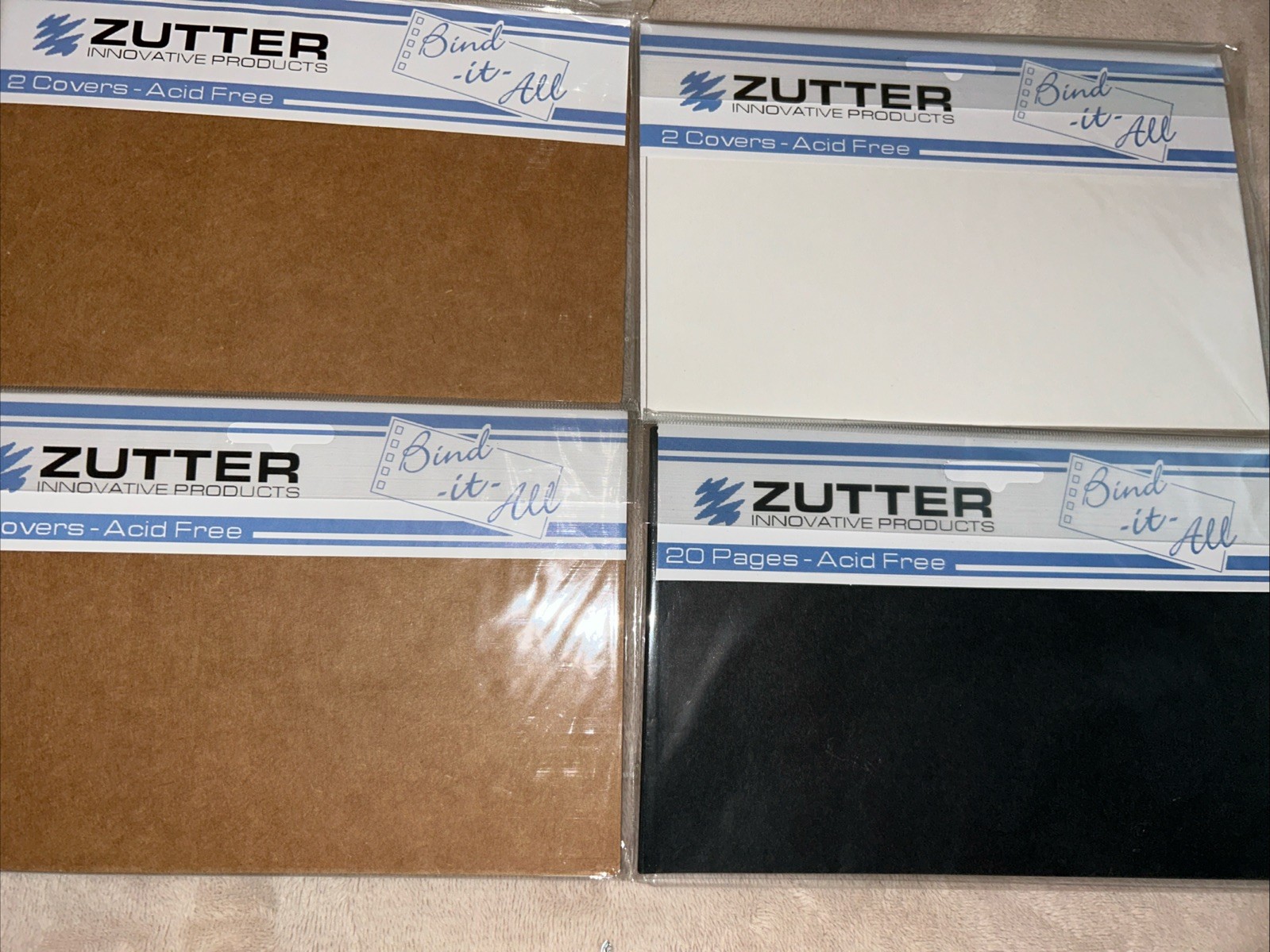 Zutter Bind It All 5x7.5” Album Lot New