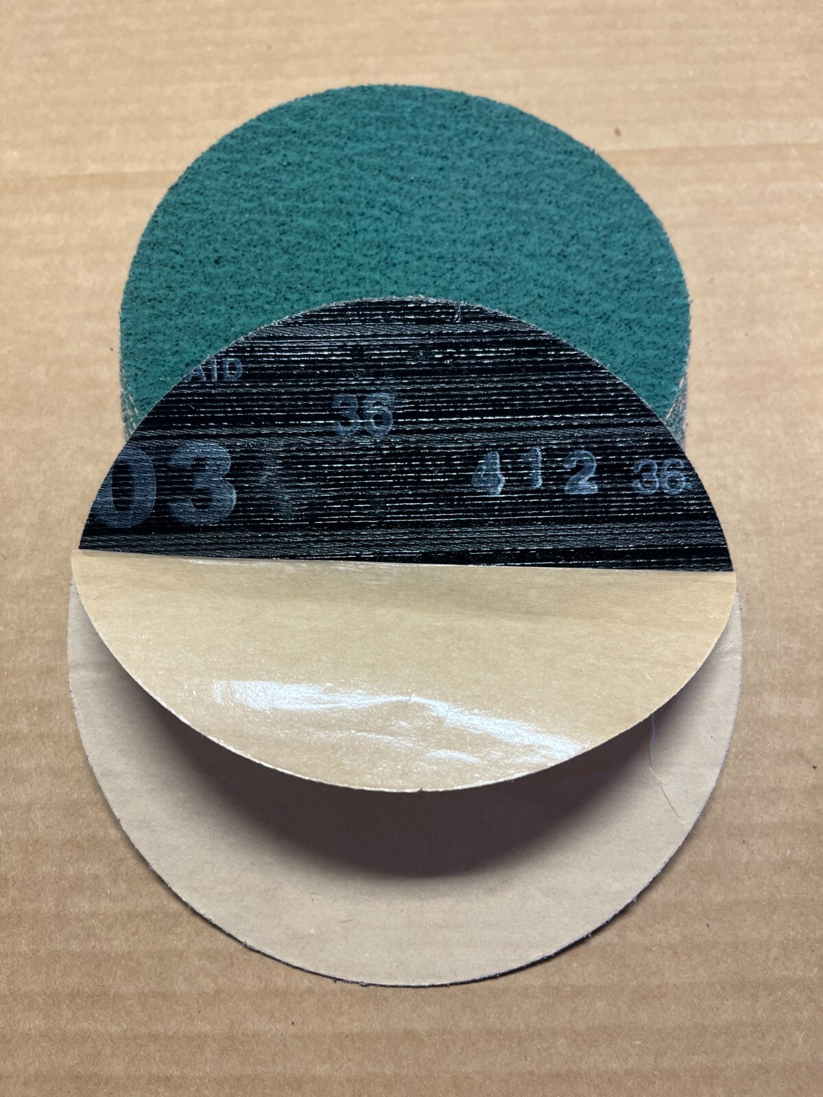 8" Premium PSA Discs 40 Grit Green Zirconia Self Stick Sanding Discs, 10-Pack!