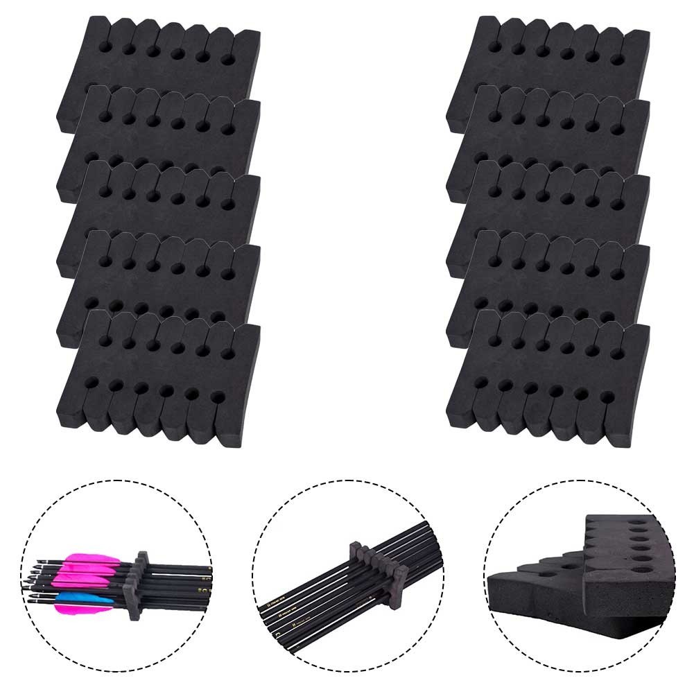 Efficient Arrow Storage Solution 10 Pack Quiver with EVA Foam Arrow for