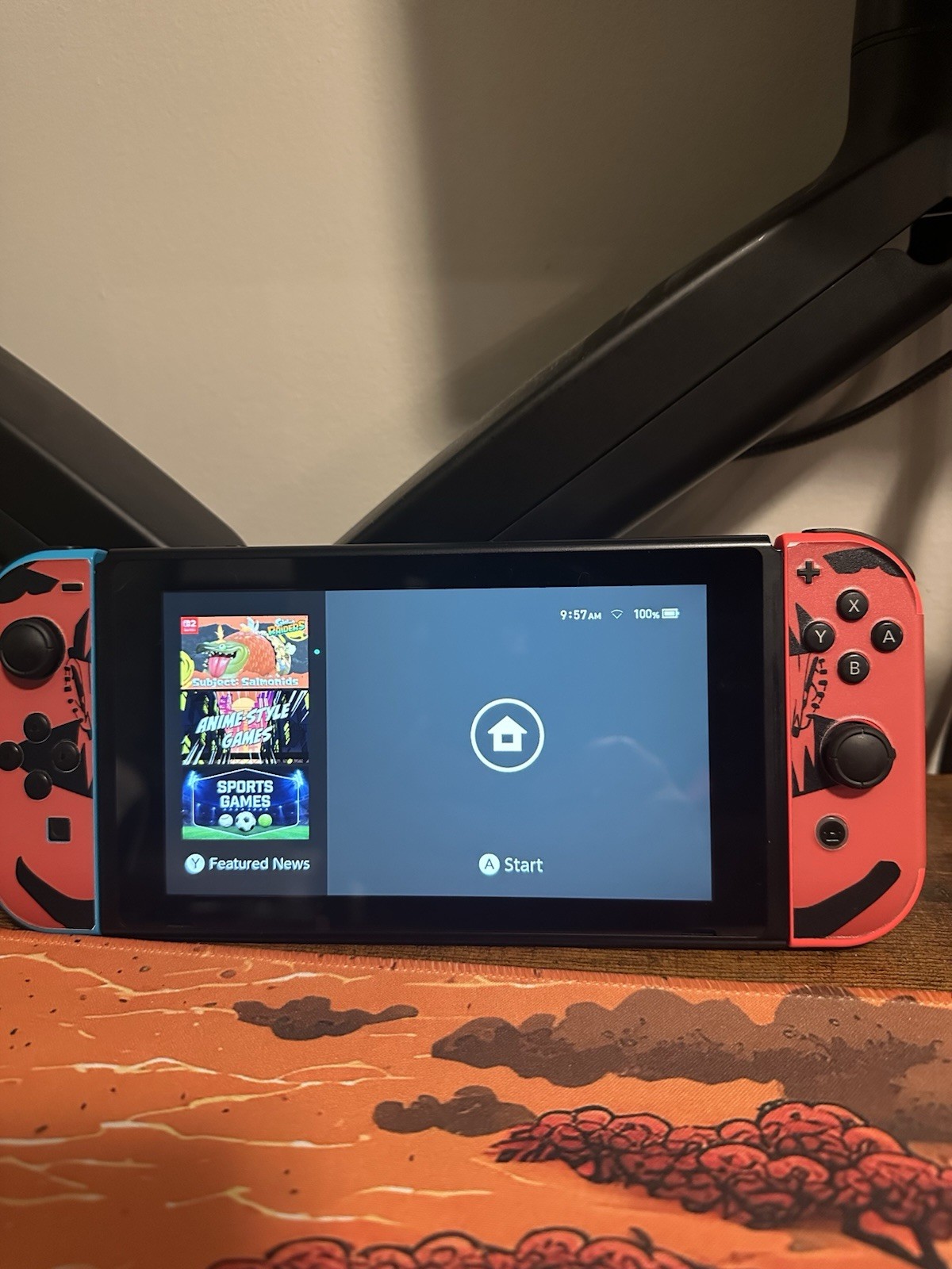 Nintendo Switch Bundle w/ Dock, Controller, CRKD Nitro Deck, Case - Naruto Anime