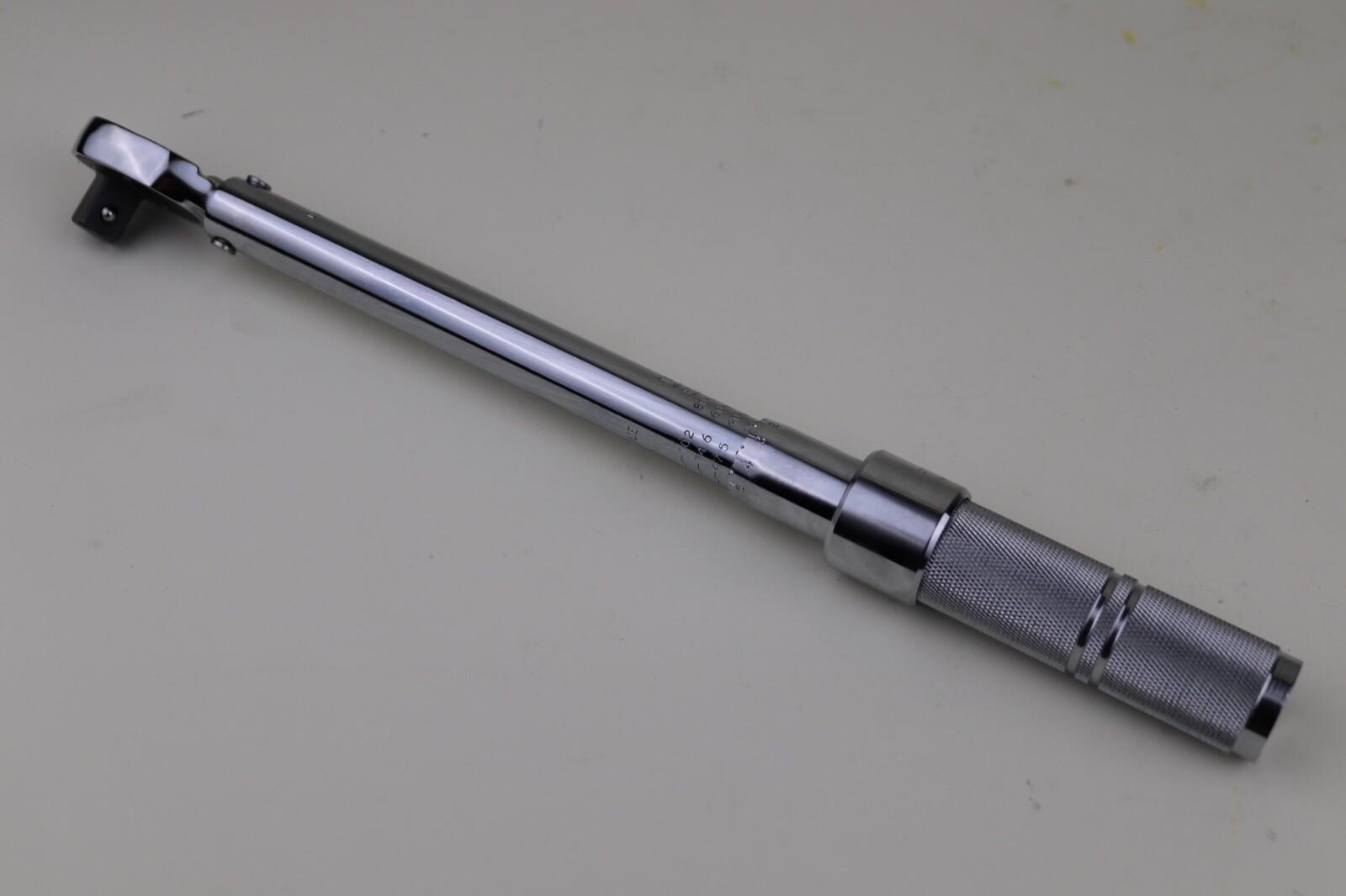 Proto 1/2" Drive Ratcheting Head Micrometer Torque Wrench 6008C 16-80 ft lb