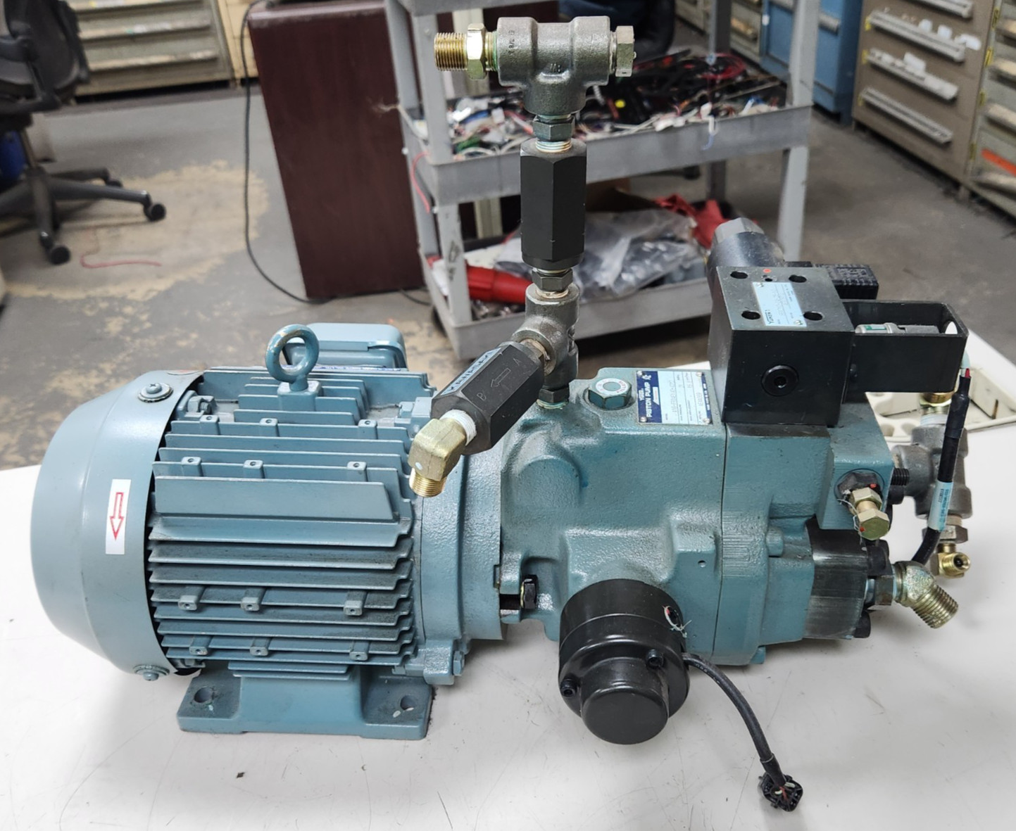 😎 YUKEN 2 HP HYDRAULIC POWER PACK W/ PISTON PUMP 240V  3 Ø  A16-FR04E140-4212