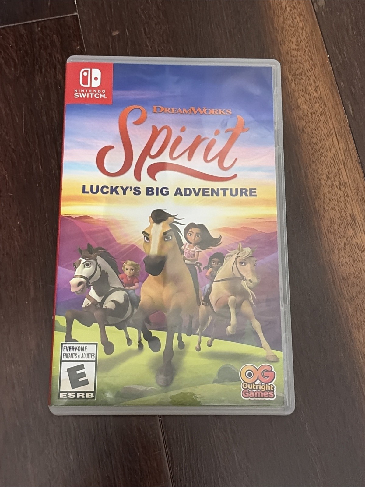 DreamWorks Spirit Lucky's Big Adventure (Nintendo Switch, 2021) CASE ONLY