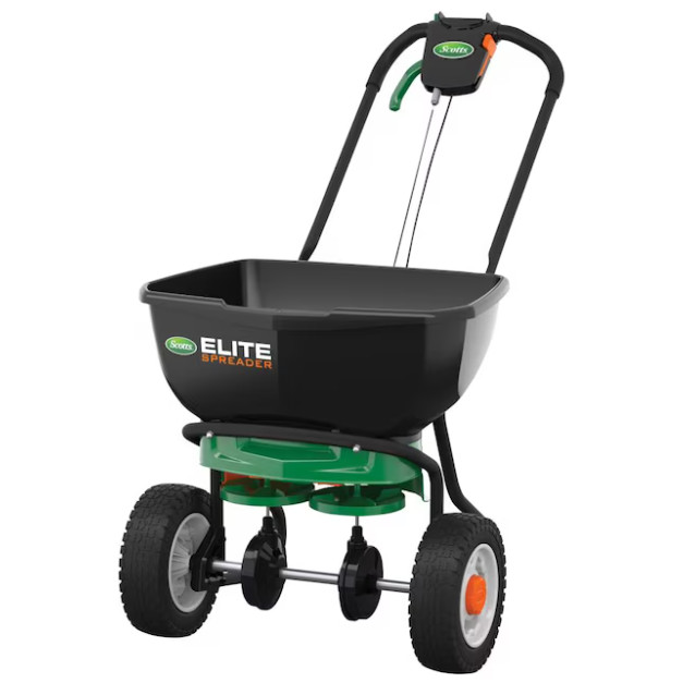 Scotts Elite Spreader Broadcast Spreader 80-lb Capacity Compatible