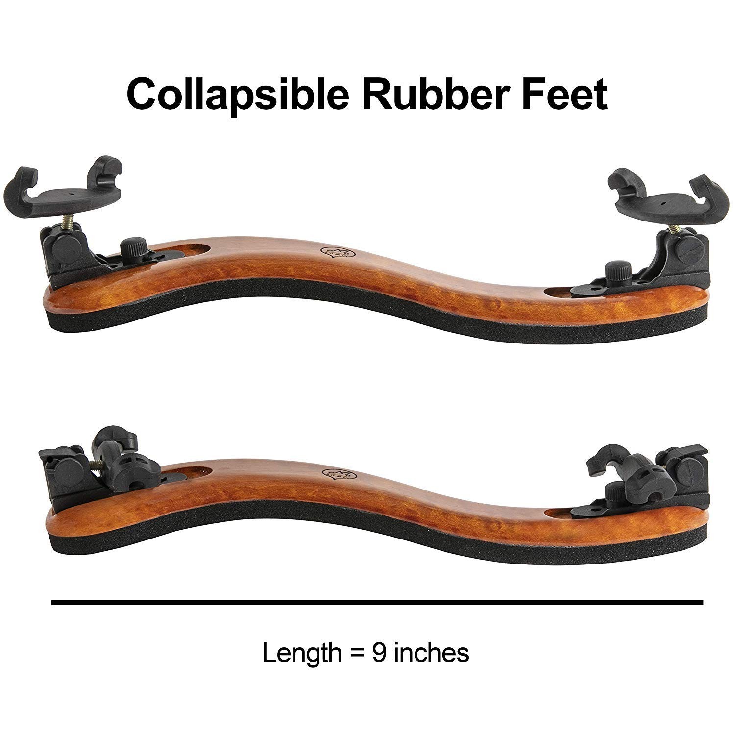 Classic Viola Shoulder Rest for 15”-17” Viola (Full Size) with Adjus