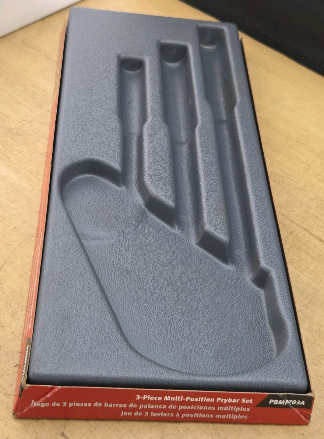 New Snap On Tray For PBMP703A - 3 Pc Multi-Position Pry Bar Set