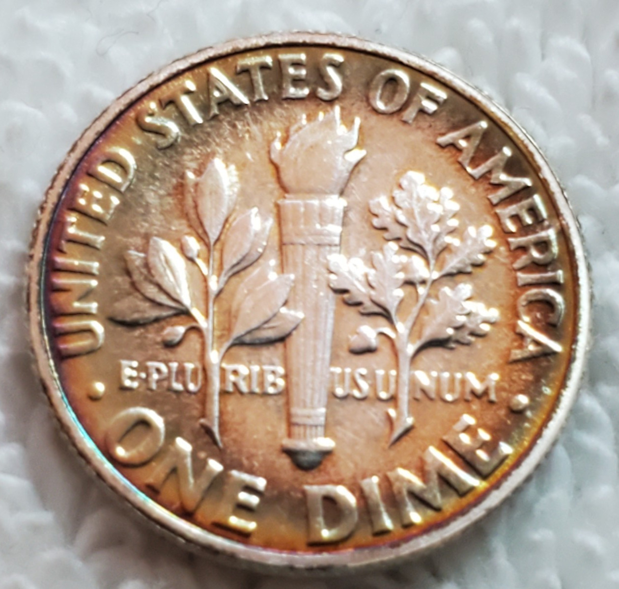 1954-P Proof Toned Roosevelt Dime [90% Silver] Uncirculated