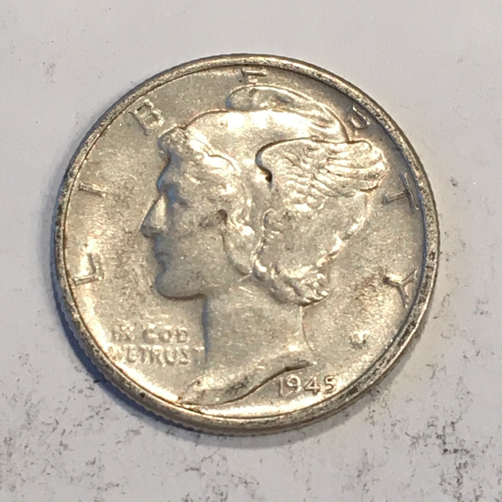 1945-D Mercury Dime - High Quality Scans #L918