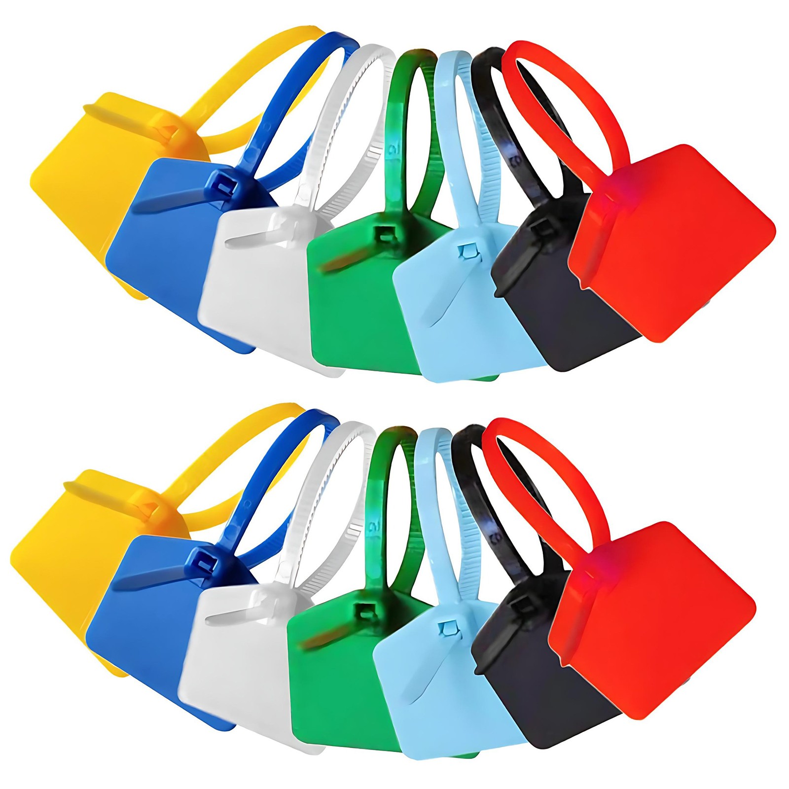 Self-locking Cable Tie Length：120mm Label Ties Writable Zip Nylon Marker Ties