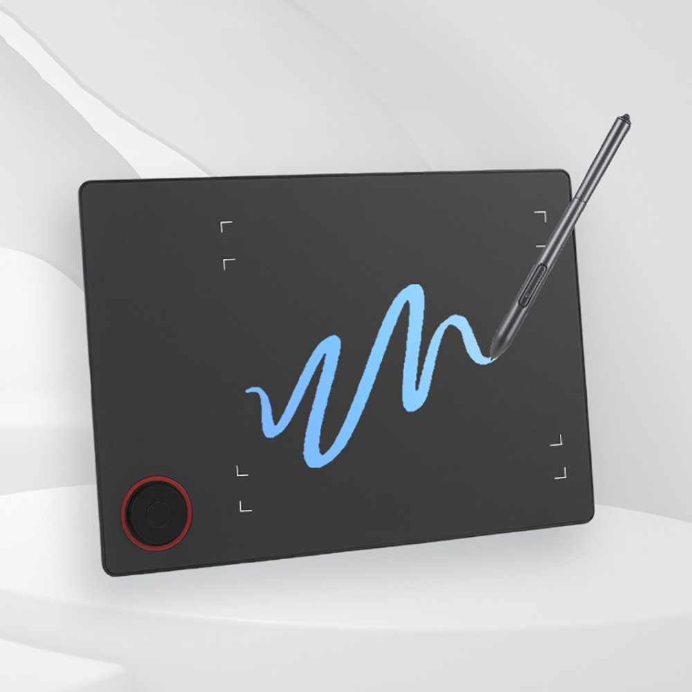 Digital Graphic Tablet Drawing Pad With Pen Quick Reading Pressure Sensing Board
