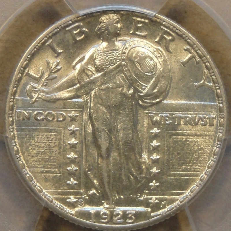 1923-S Standing Liberty Quarter San Francisco Highly Collectible Scarce Key Date