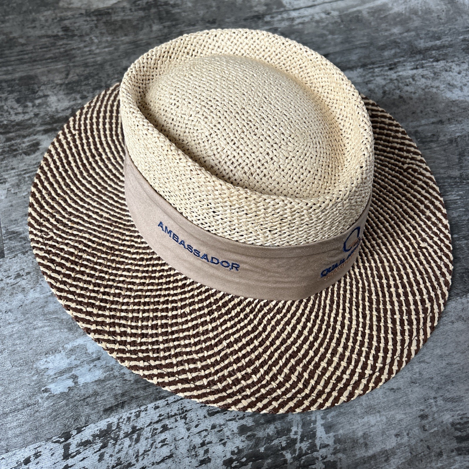 Quail Hollow PGA Golf Championship Ambassador Straw Hat Adult Medium Large