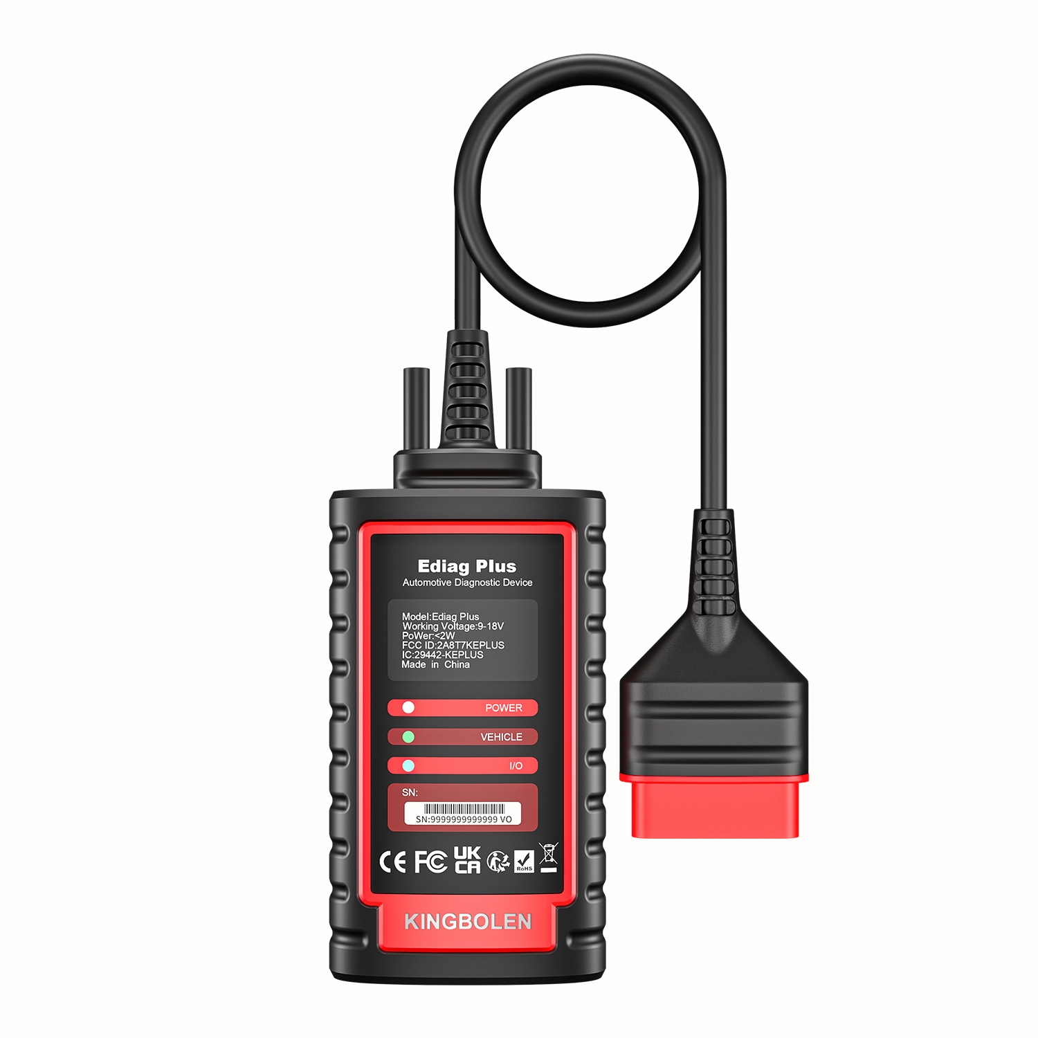 Kingbolen Ediag Plus Bidirectional OBD2 Scanner Car Diagnostic ECU Coding Tool