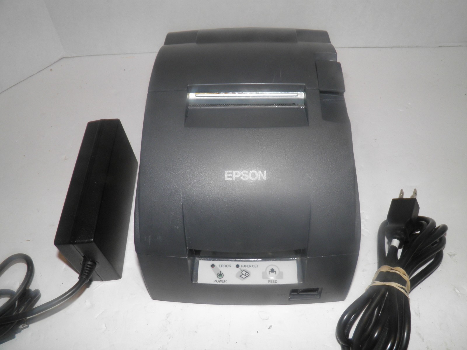 Epson Micros TM-U220B M188B Dot Matrix POS Receipt Printer Ethernet w power supp