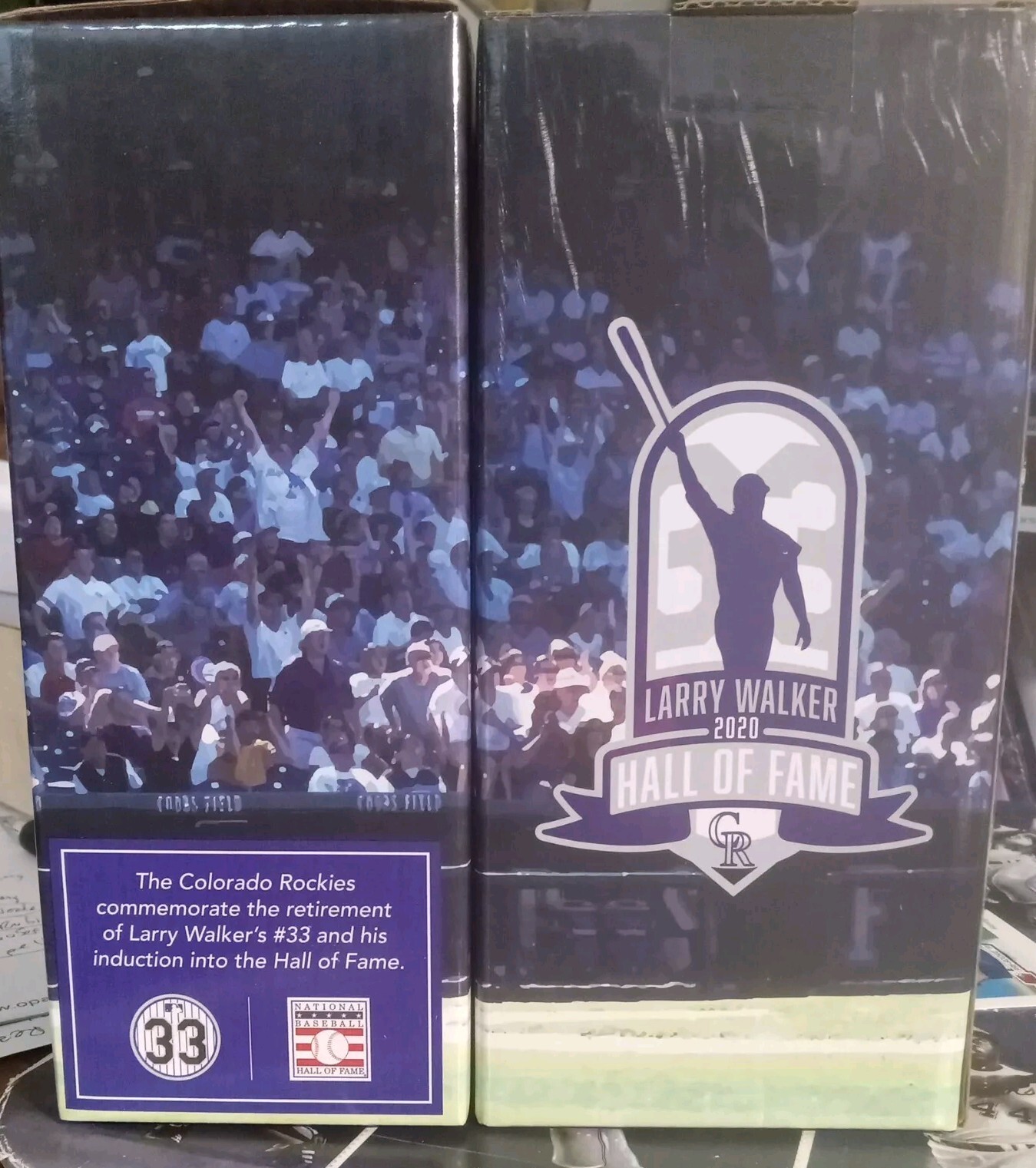 Larry Walker HOF Bobblehead Colorado Rockies #33