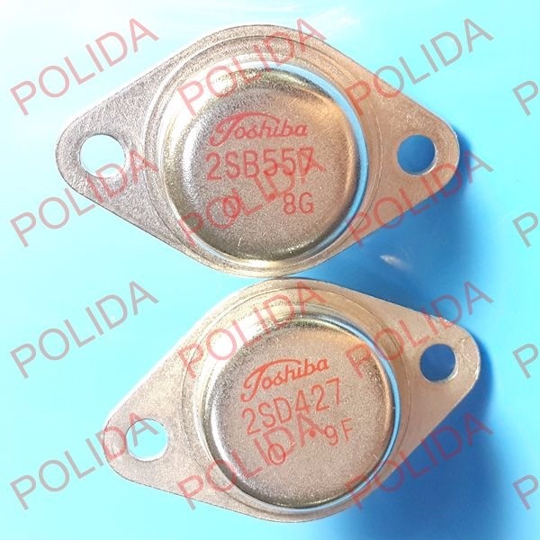 1pairs  Transistor TOSHIBA TO-3 2SB557/2SD427 B557/D427 100% Genuine Original