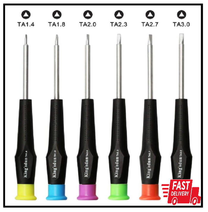 Full Triangle Head Screwdriver Set For Electronic Toys, 7-Piece Triangle Secu...