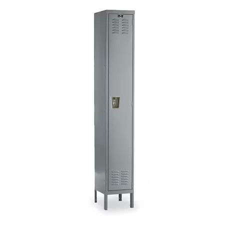 Hallowell U1226-1Hg Wardrobe Locker, 12 In W, 12 In D, 66 In H, (1) Tier, (1)