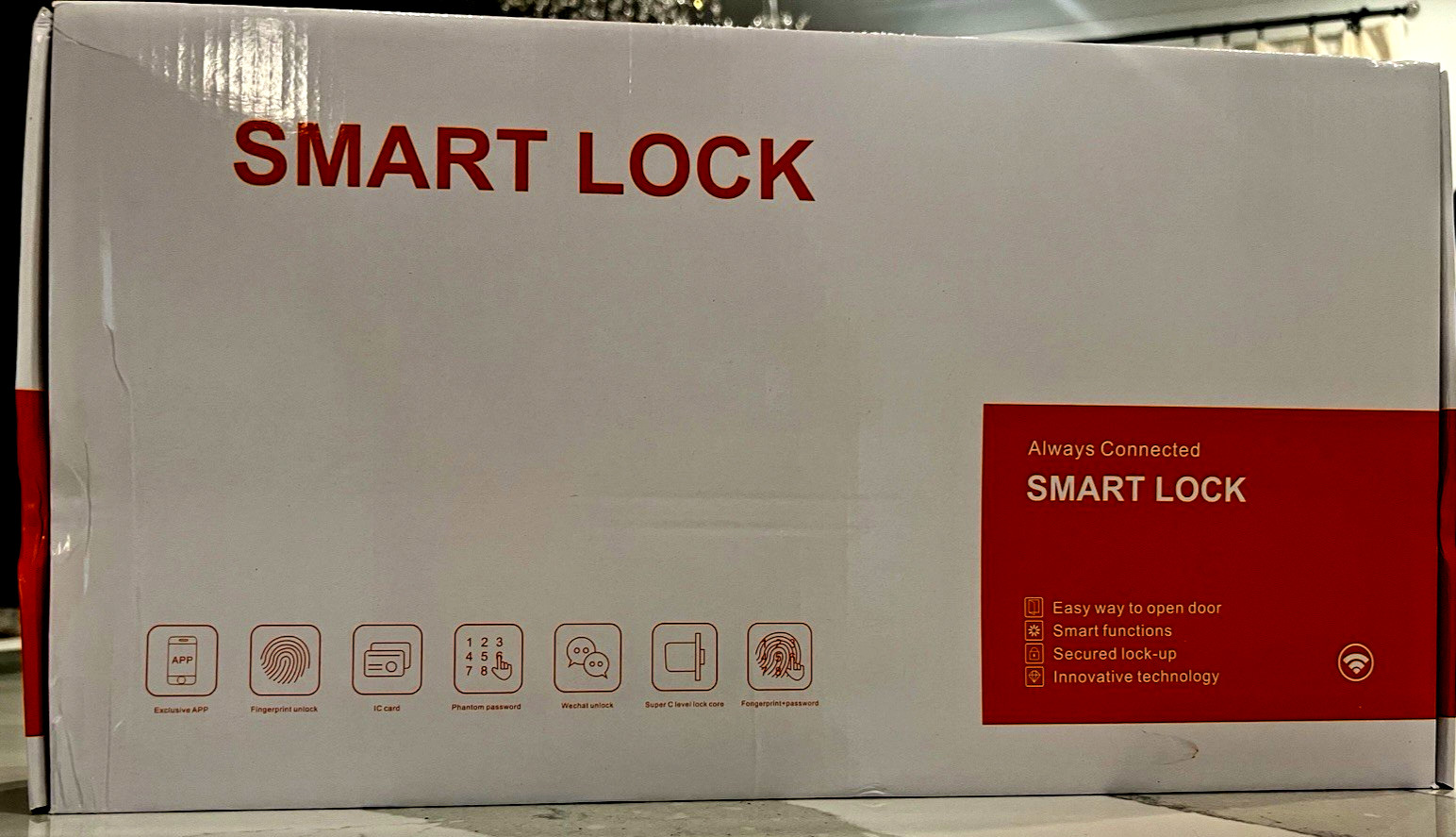 SecureTech Smart D  Lock with 3D Face Recognition (Mortise 24x240mm not included