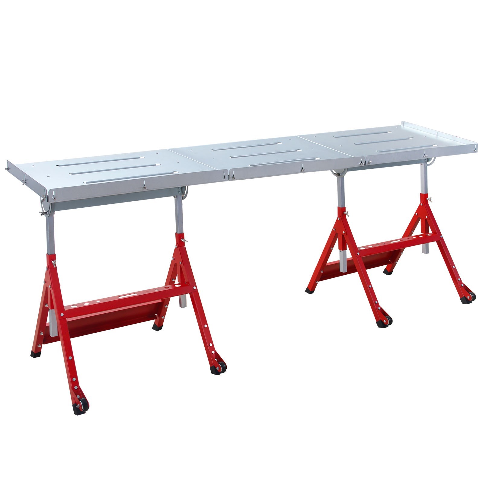 90''x20'' Welding Bench Table 400Lbs Load Capacity Adjustable Workbench Table