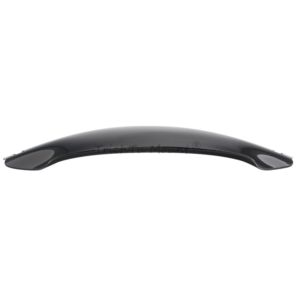 Black 8" Wave Windshield Windscreen For Harley Touring Electra Glide 1996–2013