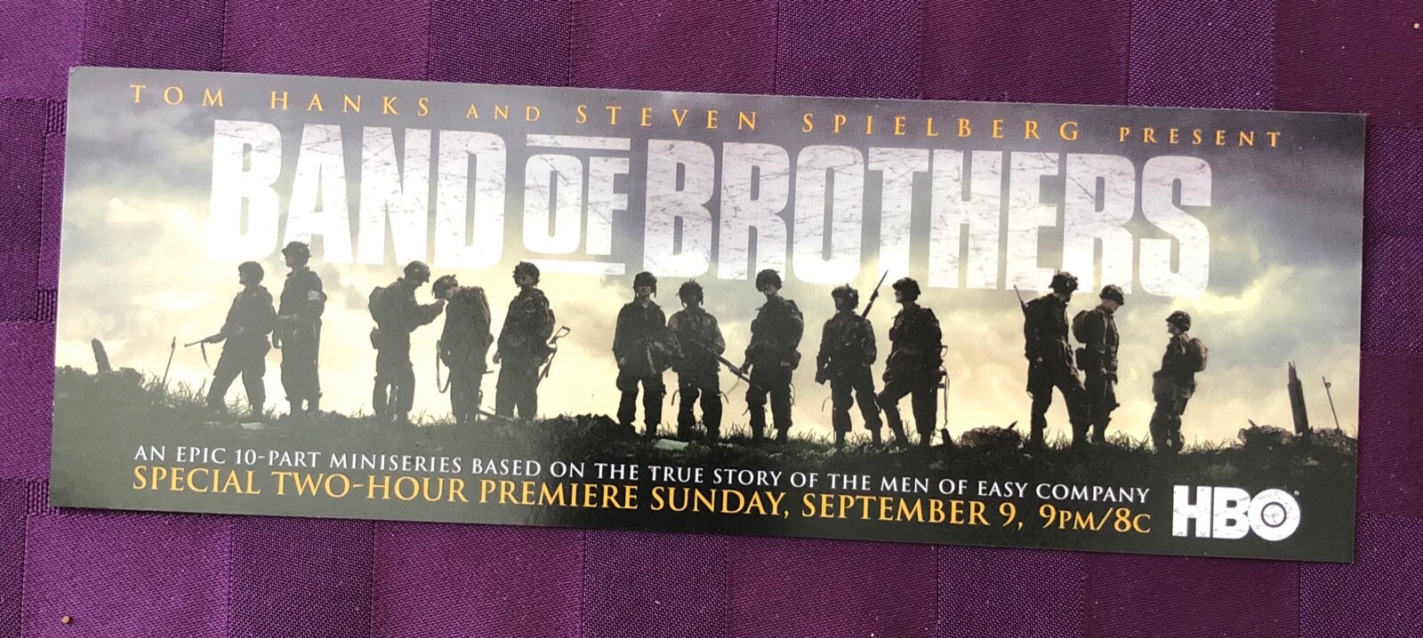 Band Of Brothers HBO Book Marker