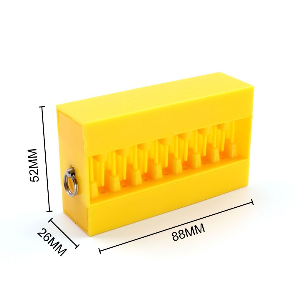 CUESOUL TOUCH-Point Dart Soft Tips withTouch Dart Case Tool-Yellow