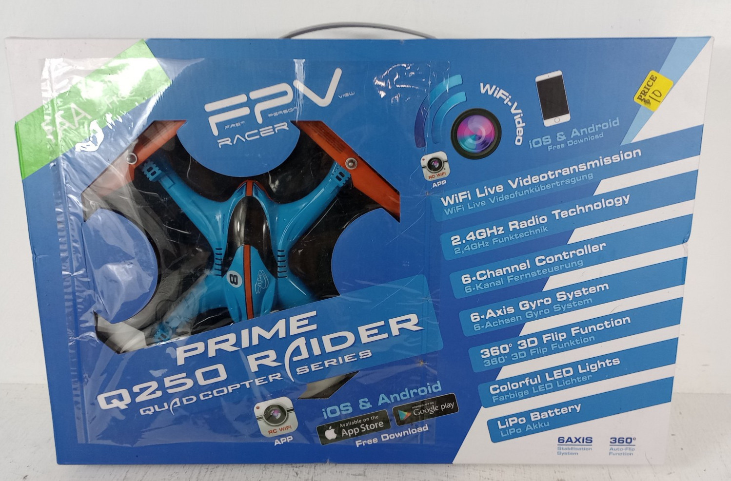 Q250 Raider Remote controlled Wi Fi Quadcopter FPV Racer