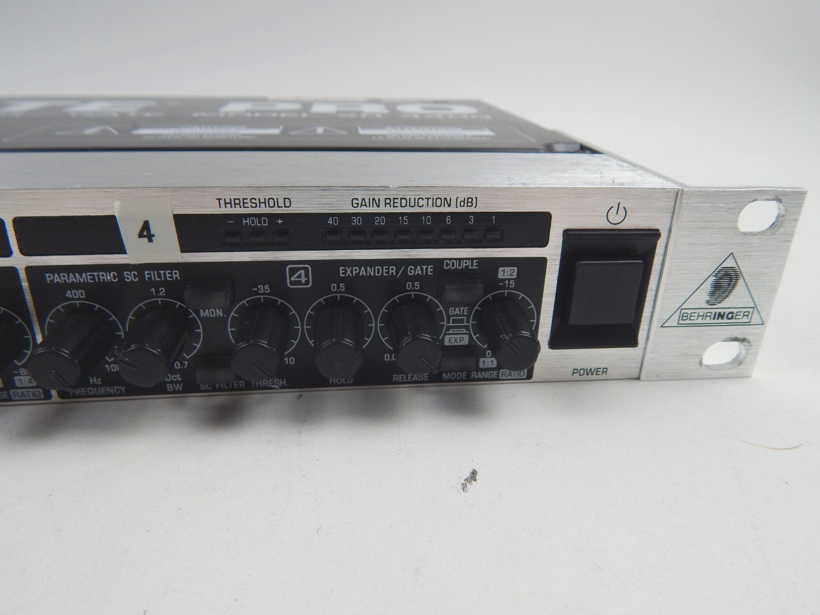Behringer Multigate Pro XR4400 Audio Interactive Quad Expander / Gate TESTED A