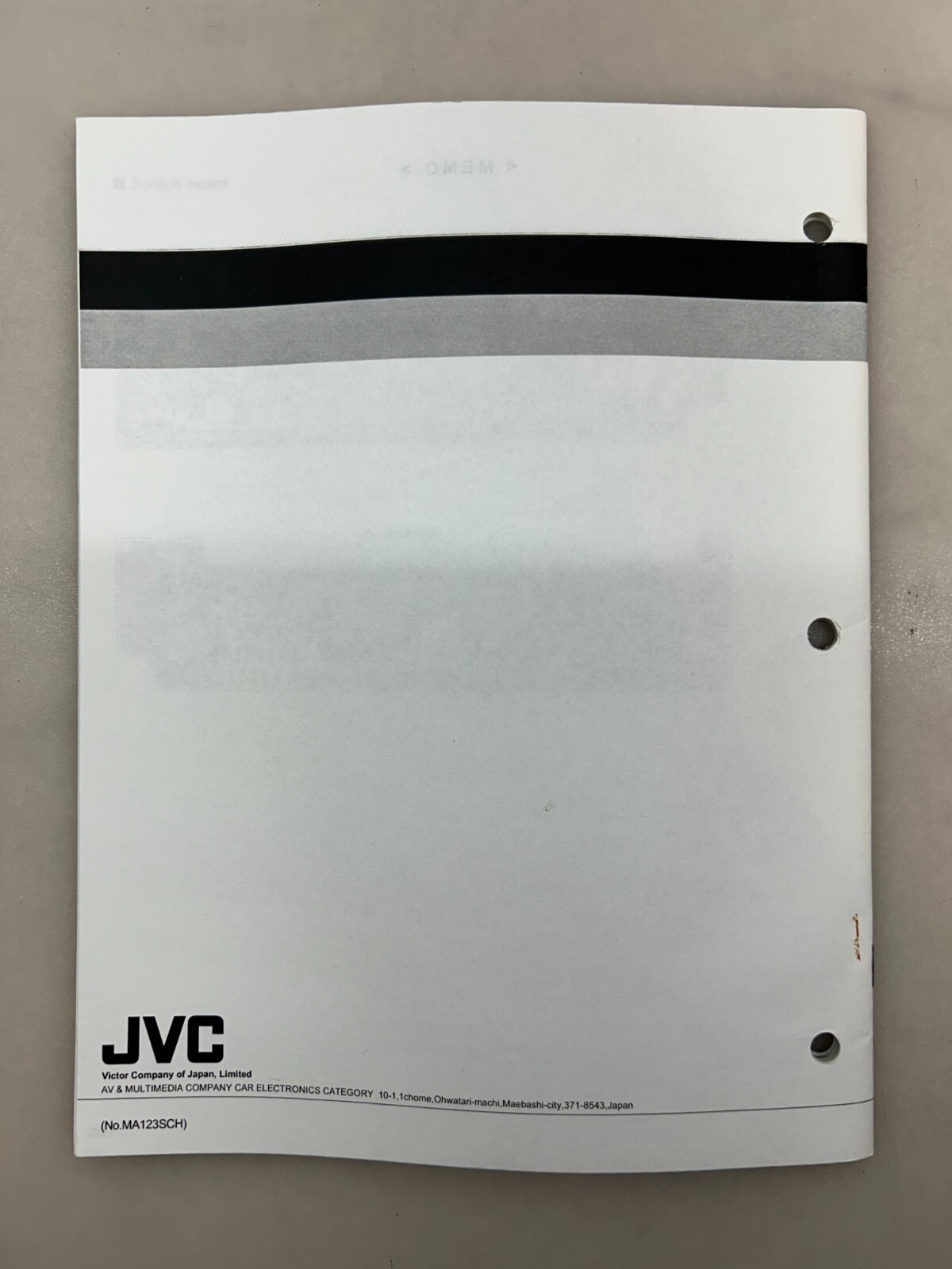 JVC KD-S31 Original Schematics Free Shipping