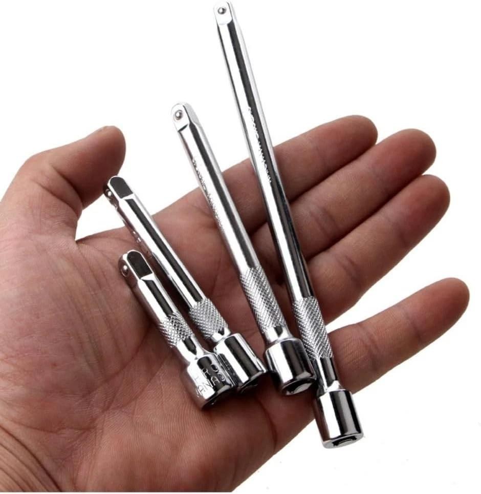 4pcs 1/4" Socket Extension Set, Drive Socket Quarter Inch Wrench Ratchet Ex