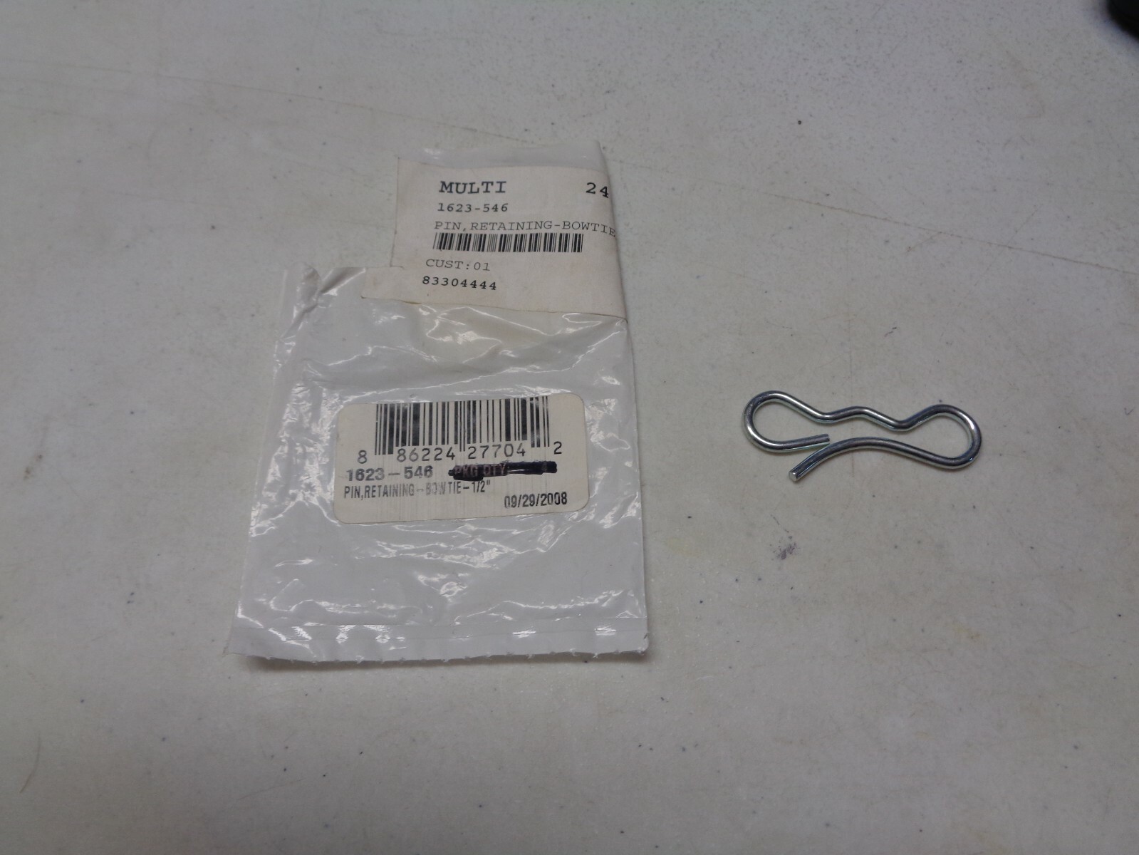 ARCTIC CAT BOWTIE RETAINING PIN 1623-546