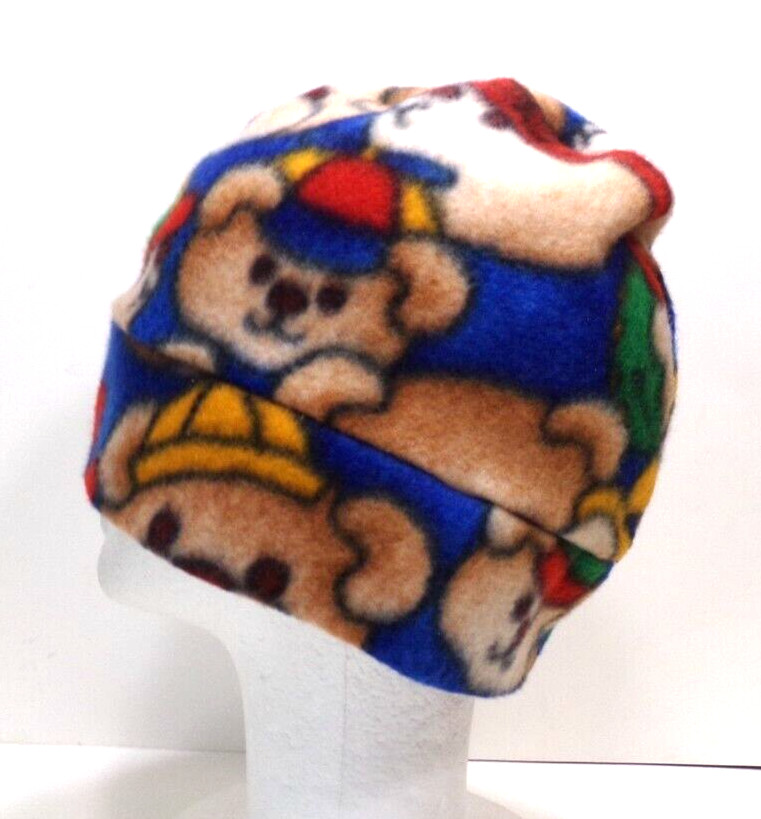 BEARS       POLAR  FLEECE  BEANIE / SKULL CAP  WINTER HAT  h88cr