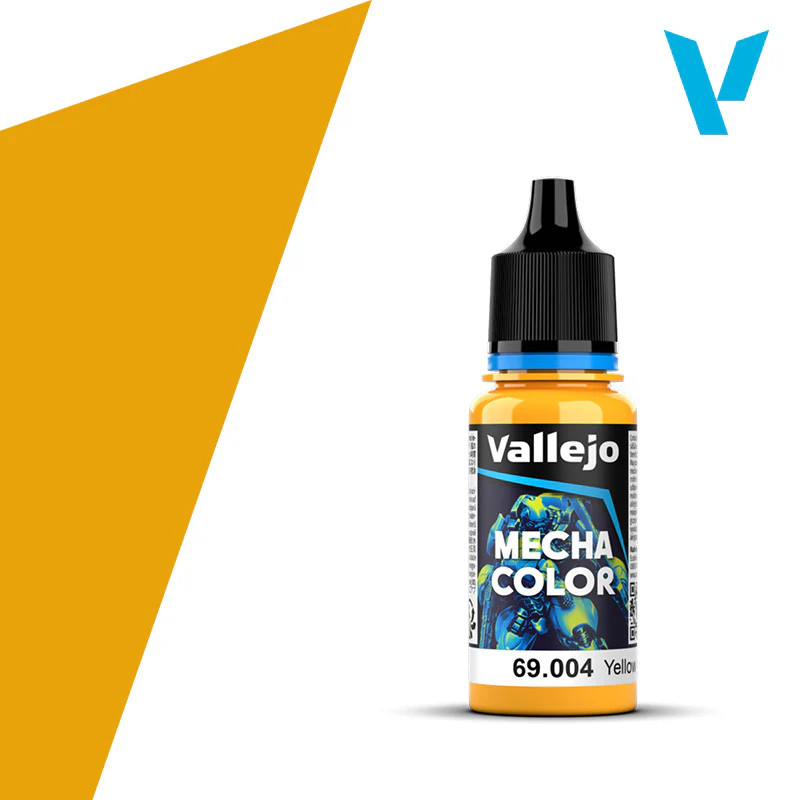 Vallejo Mecha Color 69.004 Yellow 18ml Bottle