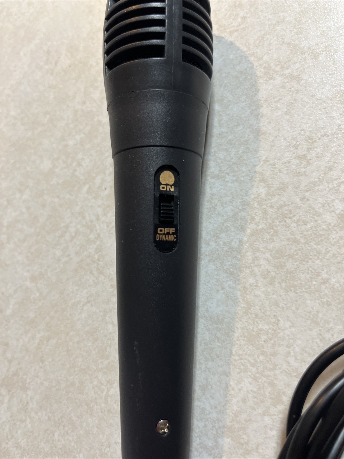 Black Karaoke Microphone with 72" long cord
