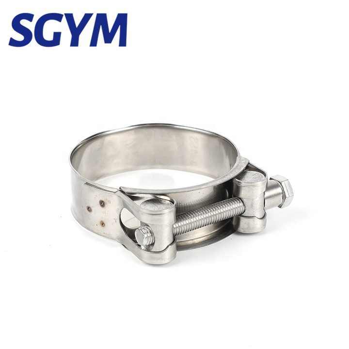HD T-Bolt Hose Clamps 304SS 20mm-22mm (3/4 - 7/8 inch)ATV UTV Auto Pipe Clamp