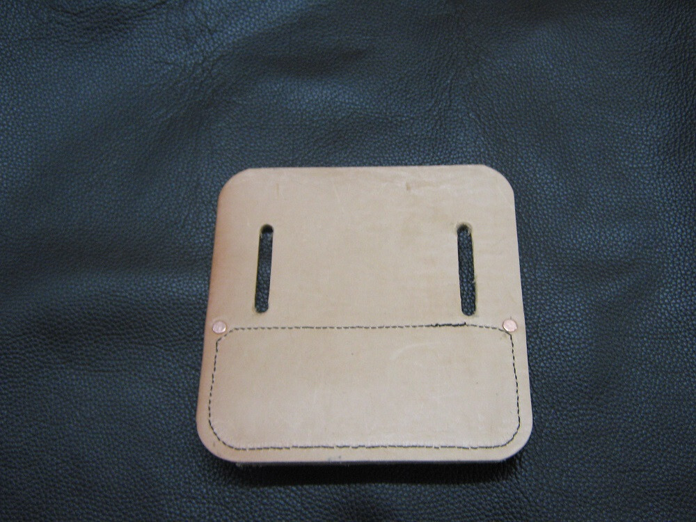 2X Heavy Leather Tie Wire Reel Pad MADE IN USA!