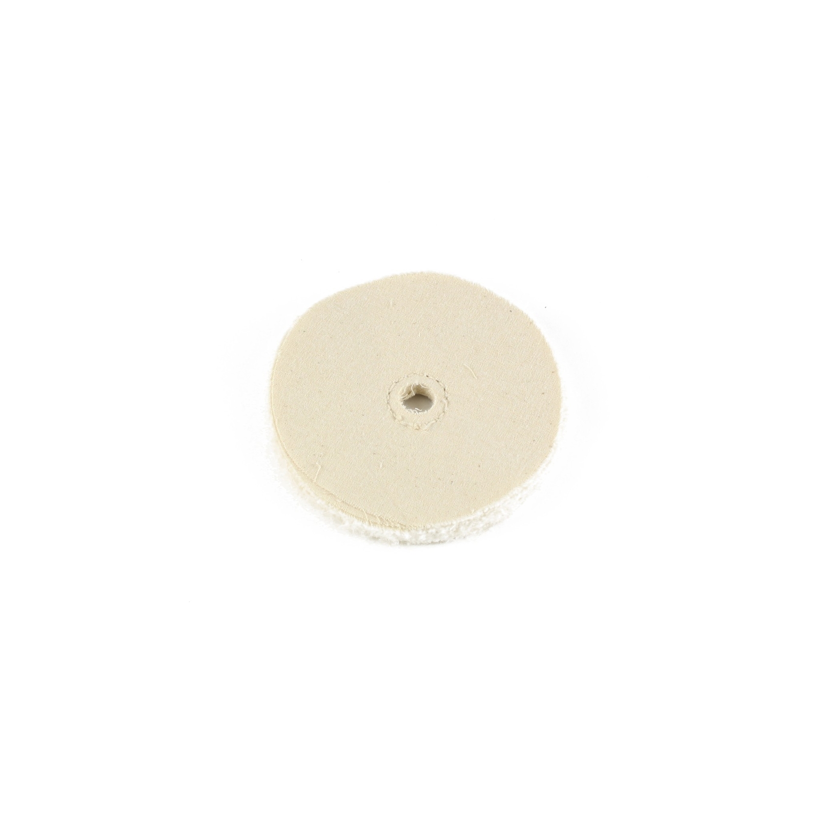 4" x 1/2" Arbor Hole - 20 Ply Loose Polishing Muslin Cotton Buffing Wheel