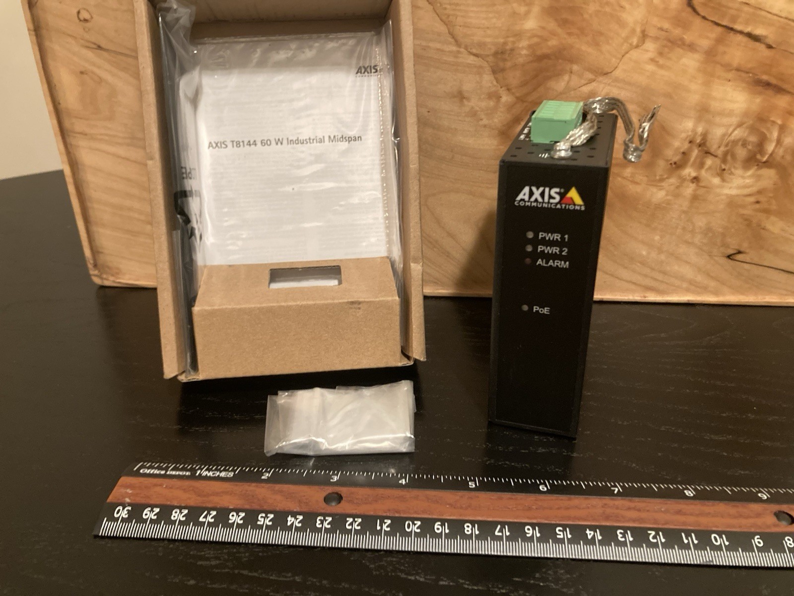 AXIS T8144 60 W Industrial PoE Midspan Injector - Brand New In Box