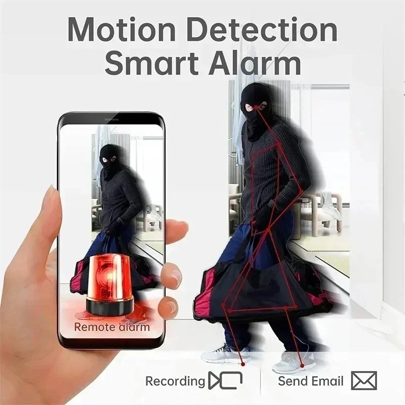 Mini Wireless Record Camera WiFi IP Home Security DVR Night Vision HD USB 1080P